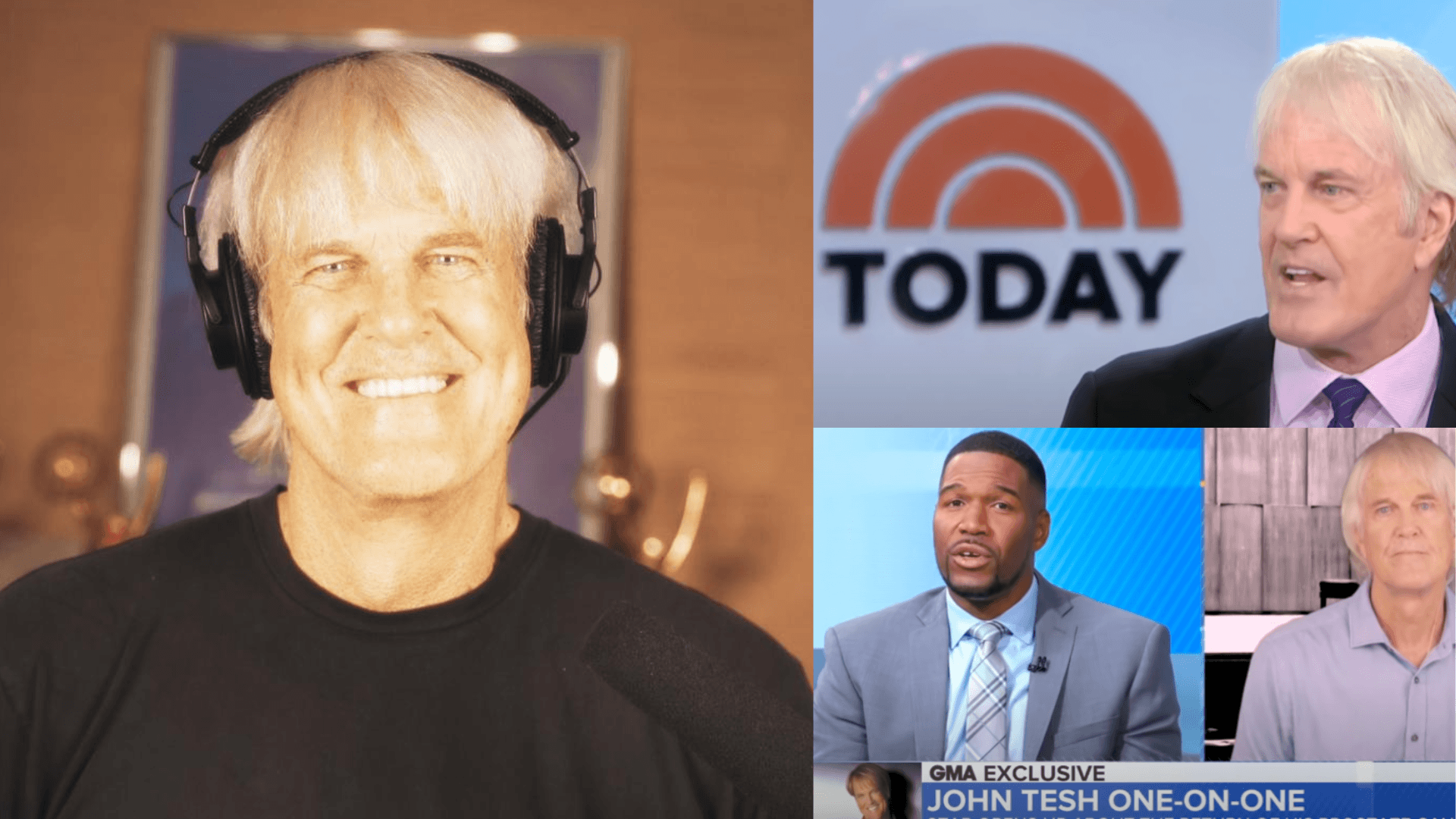 John Tesh featured on the Today show and Good Morning America
